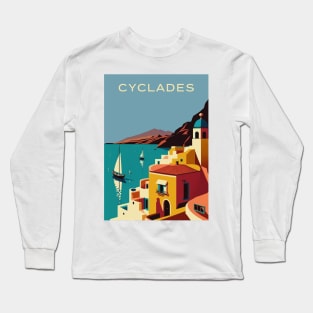 Cyclades Landscape Long Sleeve T-Shirt